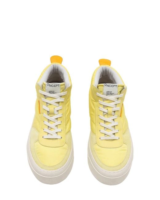 ONCEPT Yellow Los Angeles High Top Sneaker