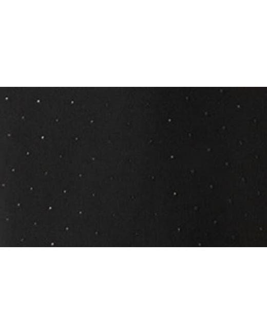 Bebe Black Sleeveless Rhinestone Powermesh Dress