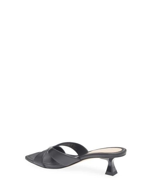 Stuart Weitzman White Miami 50 Slide Sandal