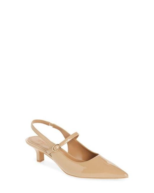 Nordstrom Rack Natural Miranda Slingback Pump