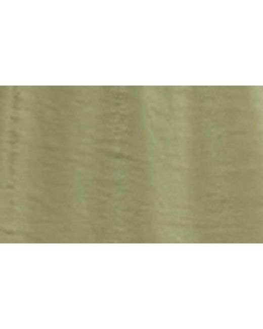 London Times Green Air Wash Smock Waist Long Sleeve Dress