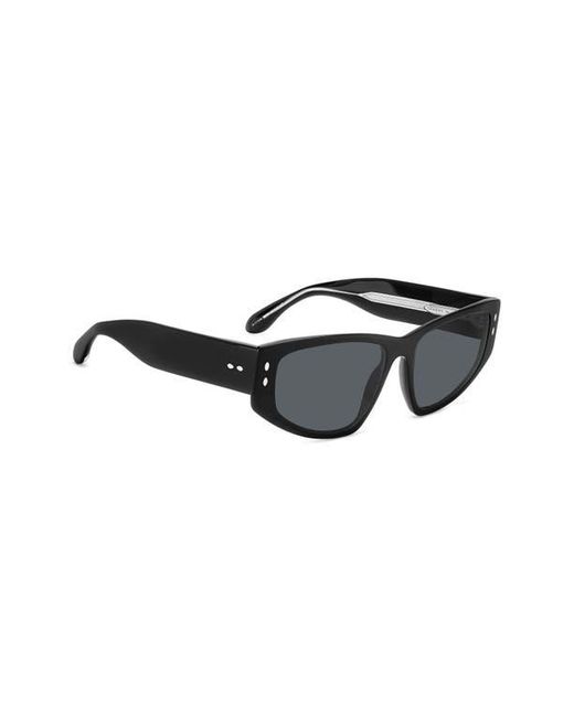 Isabel Marant Black 57Mm Rectangle Sunglasses