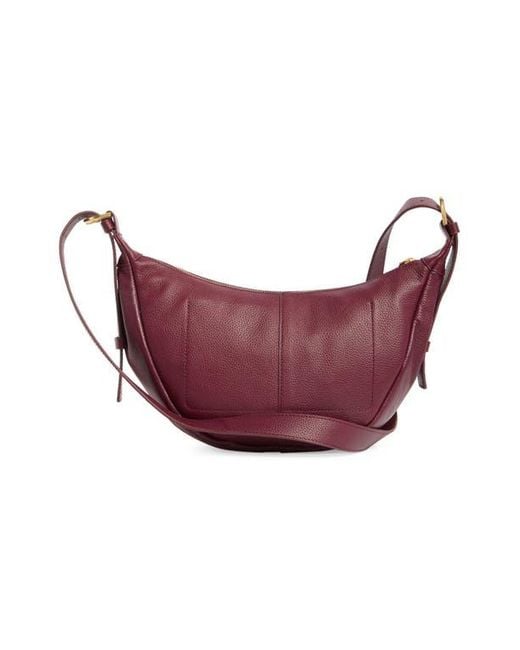 Vince Camuto Purple Jenna Leather Crossbody Bag