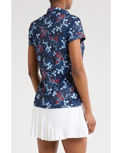 Swannies Blue Darci Performance Polo