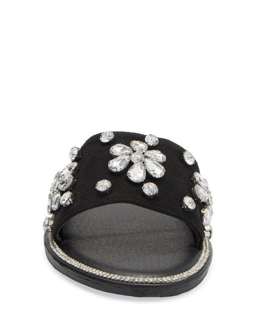 Top Moda Black Paz Slide Sandal