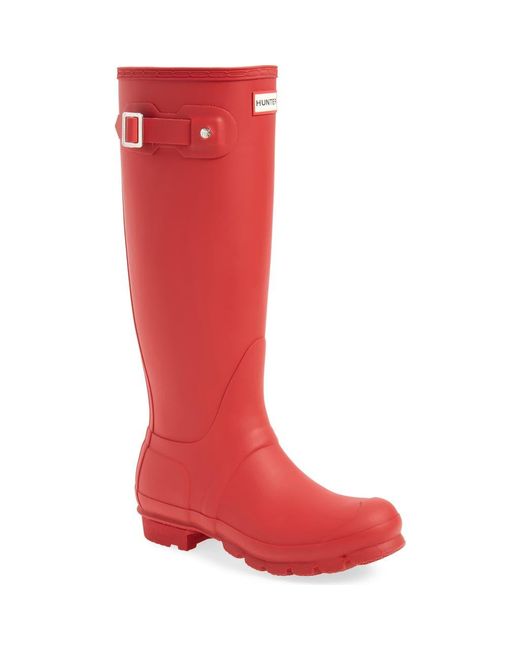 Hunter Red Original Tall Rain Boot