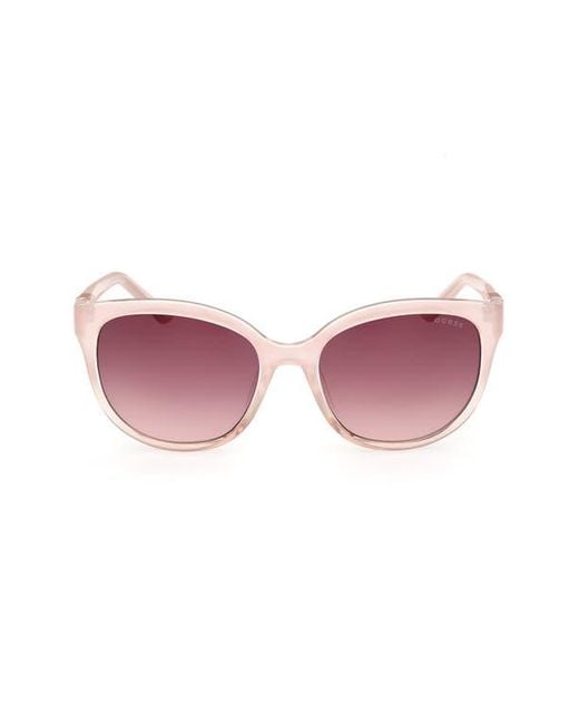 Guess Pink Round Sunglasses for men