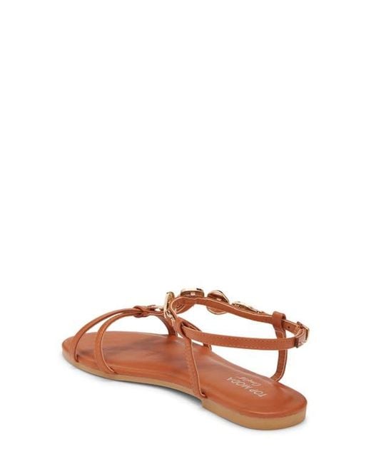 Top Moda Brown Verne Sandal