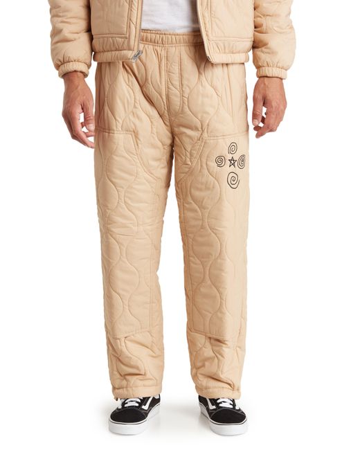 Obey Natural Baseline Quilted Pants for men