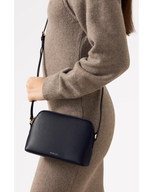 Radley Black Bow Street Top Zip Crossbody Bag