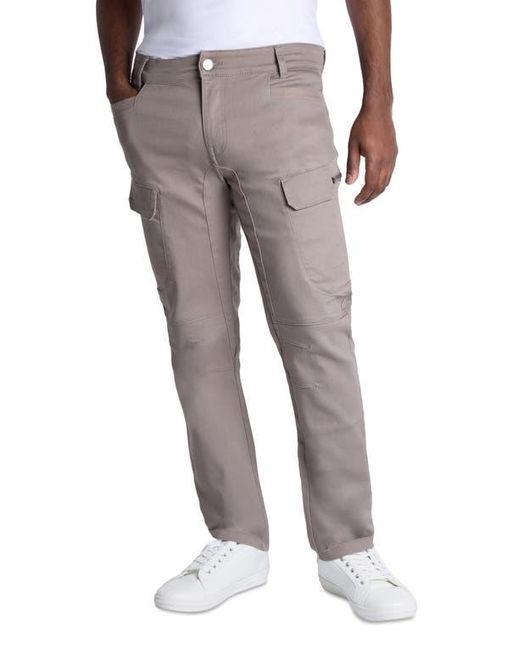 Xray Jeans Gray Slim Fit Cotton Cargo Pants for men