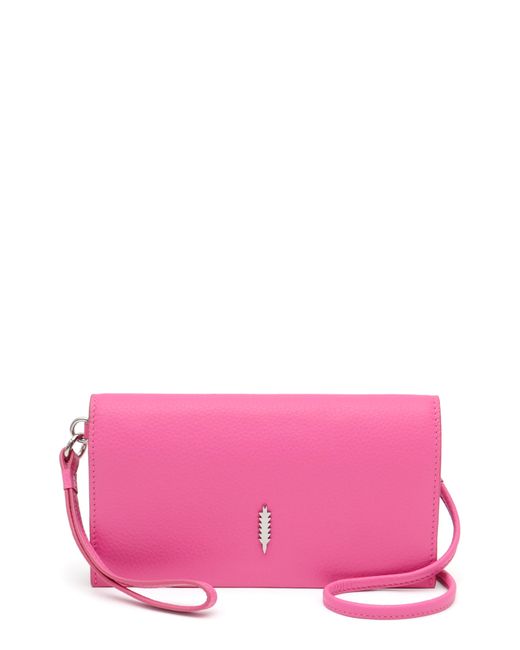 thacker Pink Alexa Leather Crossbody Bag
