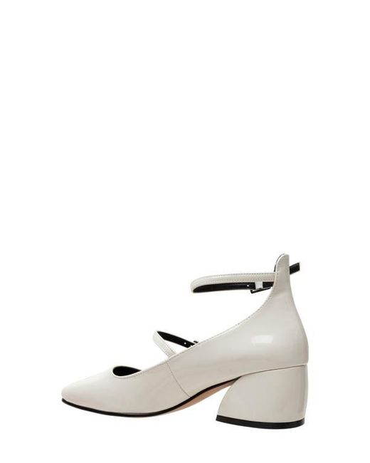 Lisa Vicky White Saint Ankle Strap Pump