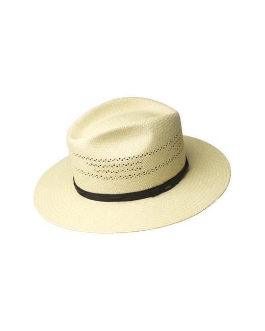 Bailey Metallic Coram Straw Panama for men