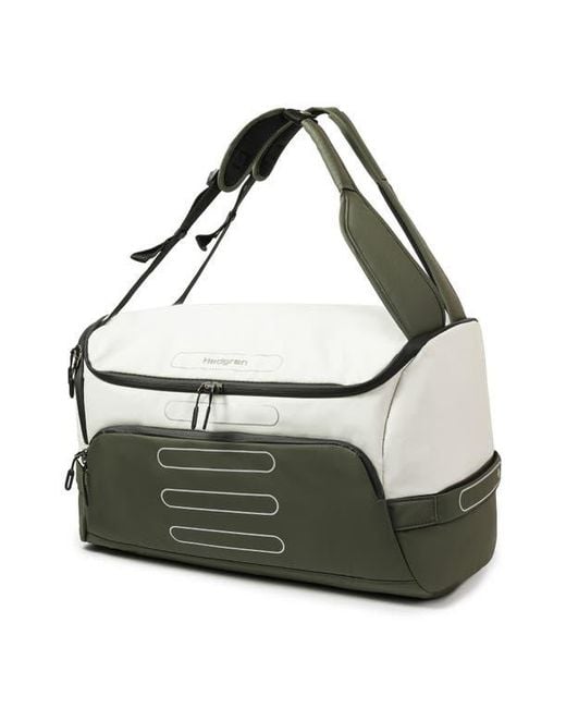 Hedgren Metallic Sojourn Recycled Polyester Duffle Backpack for men