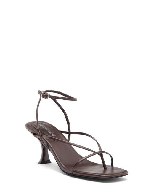 Jeffrey Campbell Brown Leeda Ankle Strap Sandal