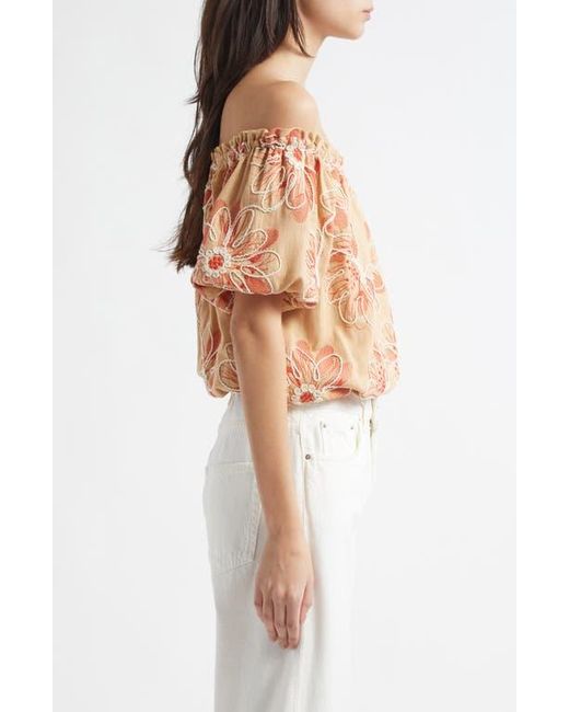 Ramy Brook White Lana Off The Shoulder Top