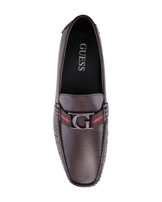 Guess Brown Askeres Driver Loafer for men