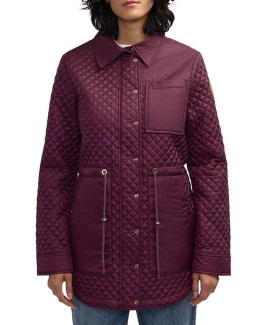 Scotch & Soda Purple Thyrni Water Repellent Shacket