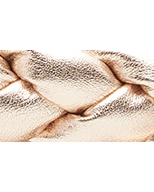 BCBGMAXAZRIA Natural Bella Leather Sandal