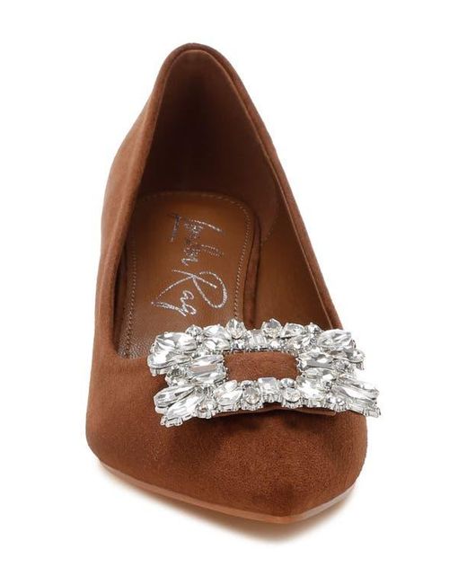 LONDON RAG Brown Peyton Pointed Toe Pump
