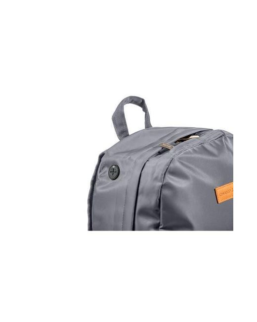 CHAMPS Gray Water Resistant Nylon Backpack for men
