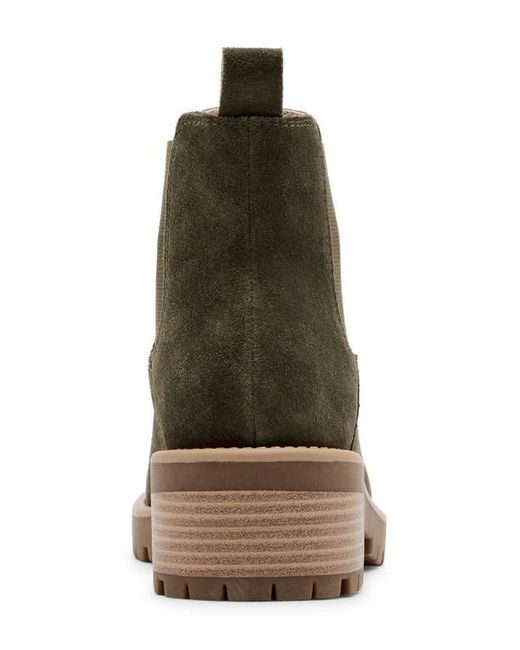 Blondo Green Waterproof Suede Chelsea Boots