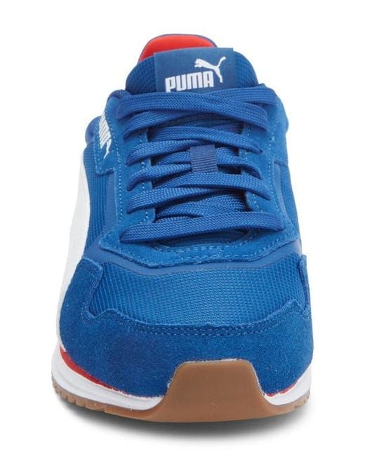 PUMA Blue Softride St Miler Sneaker for men