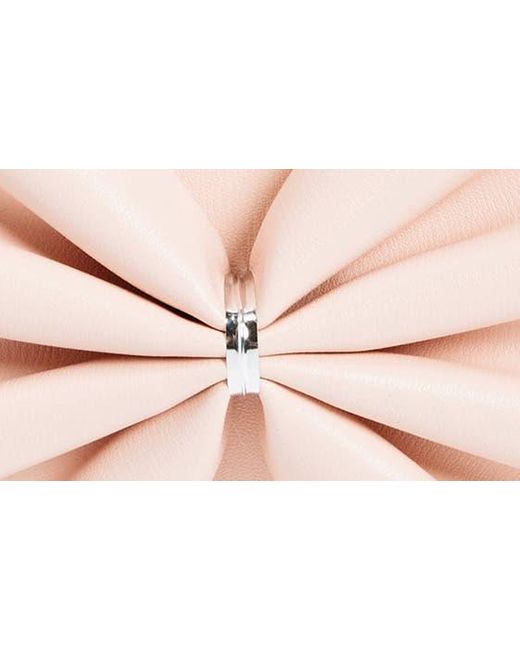 Natasha Couture Pink Bow Clutch