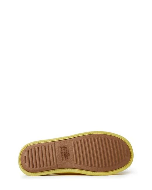 Dearfoams Yellow Riley Pride Scuff Slipper for men