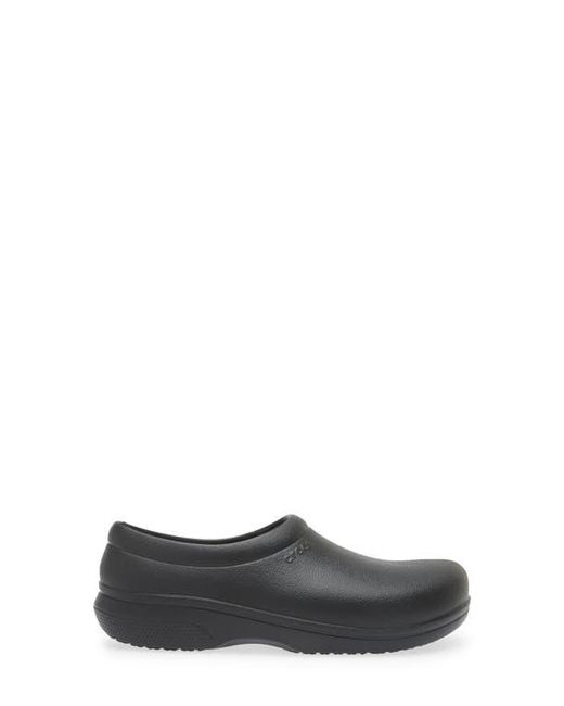CROCSTM Gray Gender Inclusive On The Clock Work Clog for men