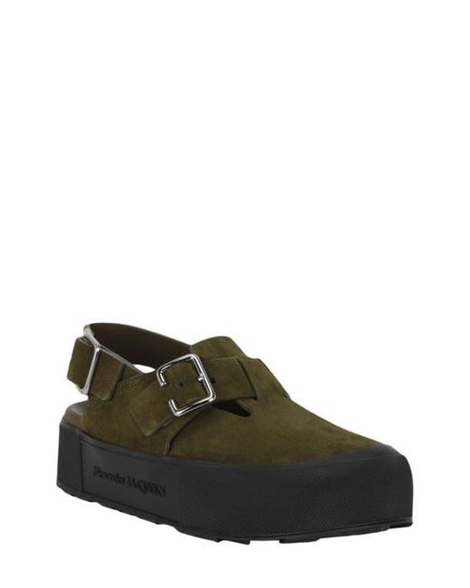 McQueen Green Micmac Clog for men