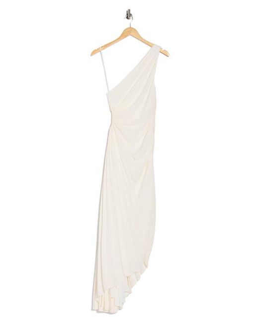 A.L.C. Women's White Delfina Cutout One-Shoulder Maxi Dress