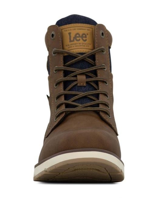 Lee Jeans Brown Hudson Boot for men
