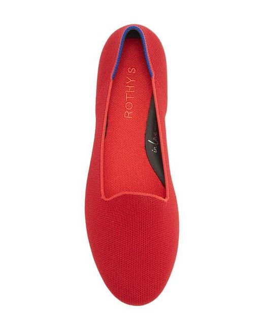 Rothy's Red Lounge Knit Flat