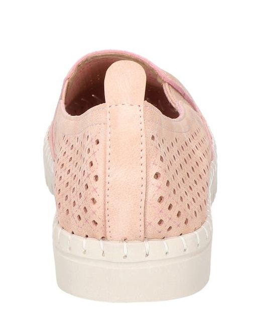 Easy Street Pink Fresh Perforated Slip-On Sandal