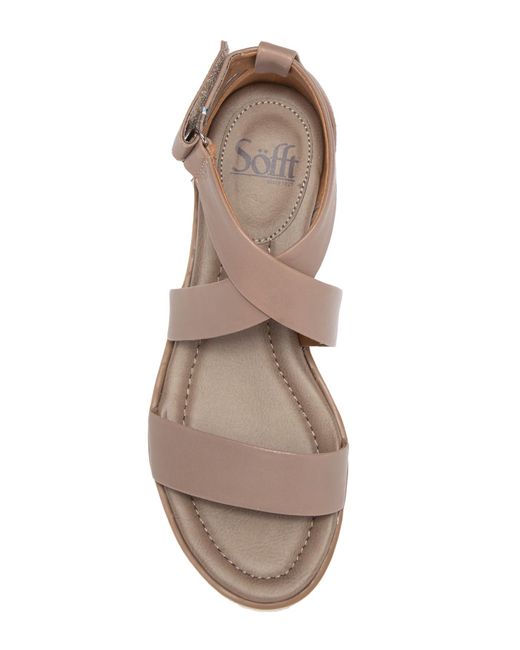 sofft reston smooth sandal black