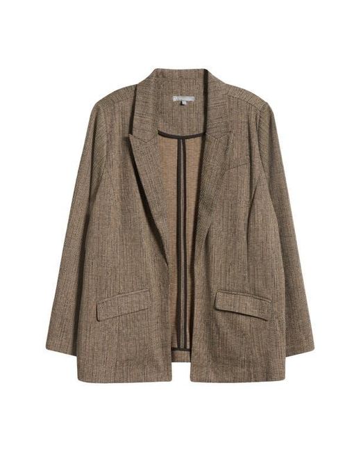 Wit & Wisdom Black Open Front Blazer