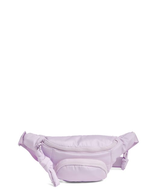 Madden Girl Pink Padded Nylon Belt Bag
