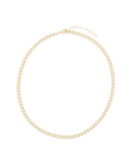 Nordstrom Rack White Interlock Link Chain Necklace