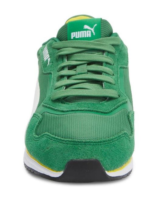 PUMA Green Softride St Miler Sneaker for men