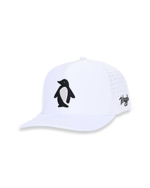 Waggle White Waddle Wedge Baseball Cap for men