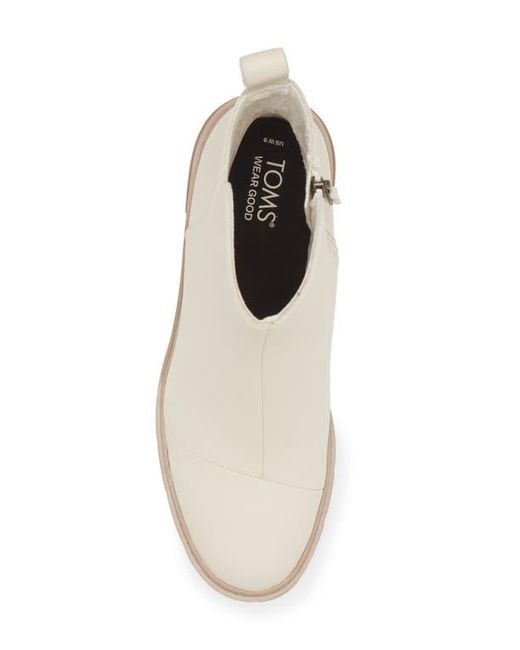 TOMS Natural Leather Rya Ankle Booties