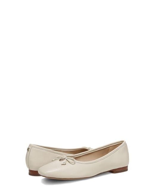Sam Edelman White Meadow Ballet Flat