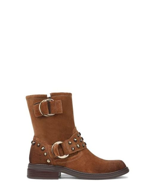 Naturalizer Brown Optimus Stud Moto Boot