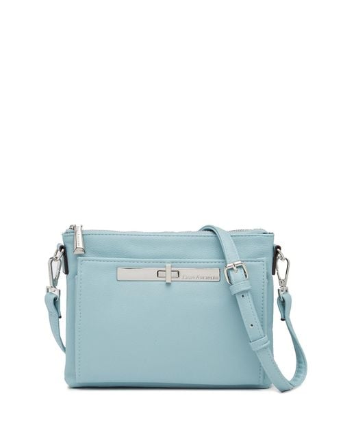 Enzo Angiolini Blue Gael Crossbody Bag