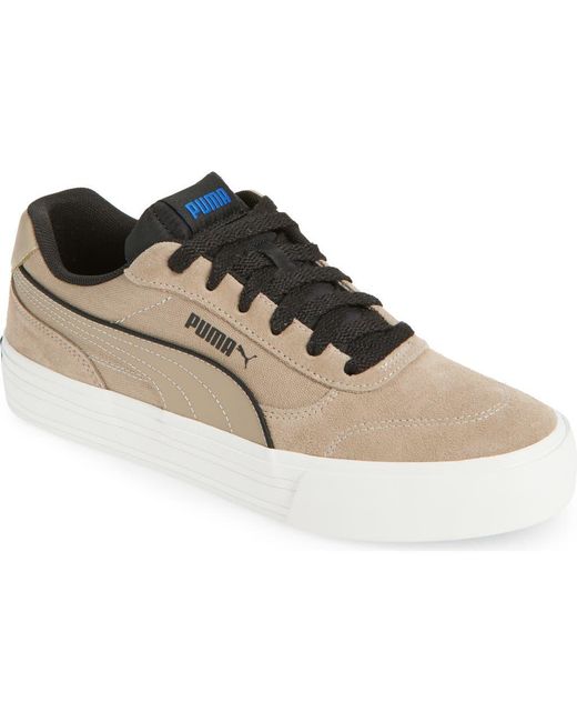 PUMA Black Court Classic Vulc Sneaker for men