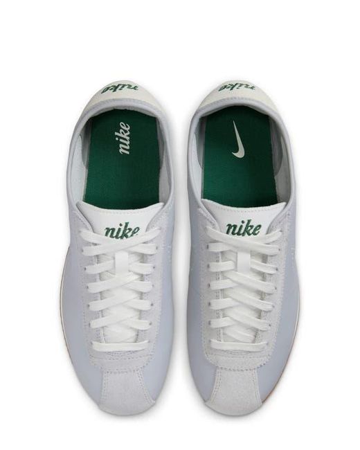 Nike Gray Cortez Leather Sneaker
