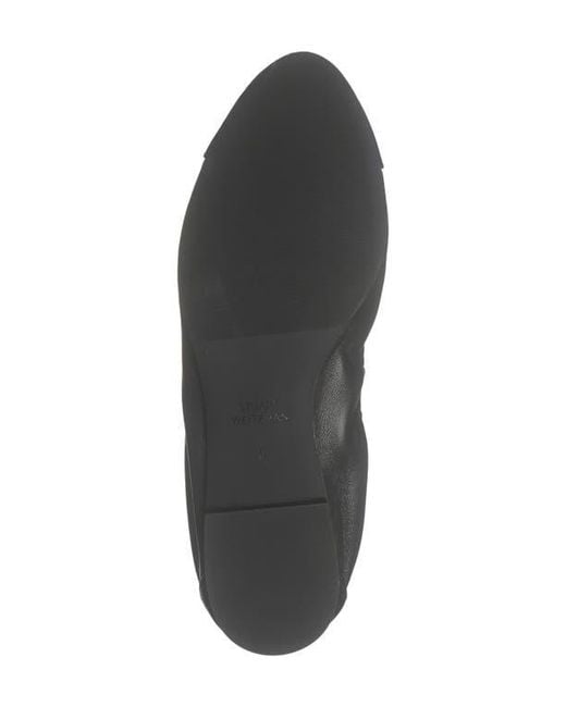 Stuart Weitzman Black Gabby Foldable Ballet Flat