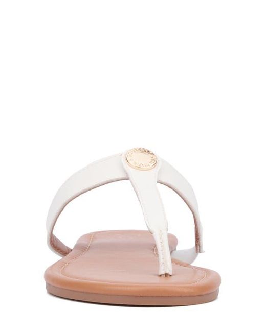 New York & Company Pink Adonia T-Strap Sandal